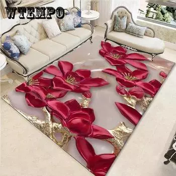 3D печатный коврик для спальни, гостиной, ванной комнаты, впитывающий ковер, коврик для кухни, коврик для входной двери 40*60CM
