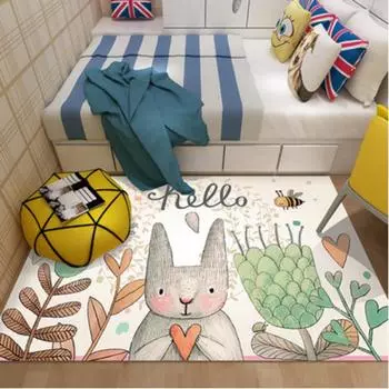 3D-печатный кристальный бархатный ковер для гостиной, спальни, открытки, детской комнаты, одеяло, коврик для ползания 40 * 60cm