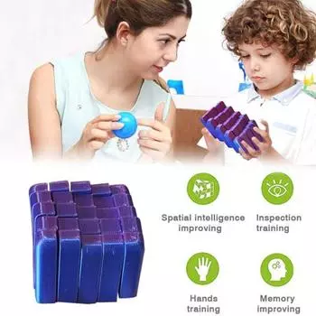 3D-печатный кубик бесконечности, игрушка для снятия стресса и беспокойства, мини-куб для путешествий, портативный квадрат