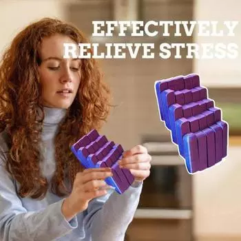 3D-печатный кубик бесконечности, игрушка для снятия стресса, тревоги, мини-куб для путешествий, портативный квадратный блок, сенсорная игрушка-фиджет для детей, подростков и взрослых, подарок фиолетовый