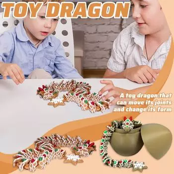 3D-печатный летающий дракон с подвижным соединением, игрушка для взрослых и детей One Size