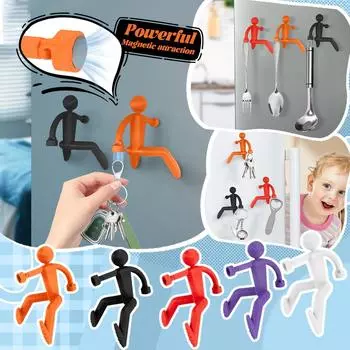 3D-печатный магнитный держатель для ключей, мужские украшения, декоративные для домашнего ключа One Size чёрный