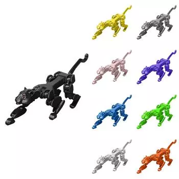 3D-печатный механический леопард Мобильная технология Sense Механический паук Леопард Игрушка One Size чёрный