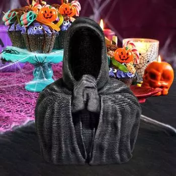 3D-печатный плащ-подсвечник, скульптура, молящийся Бог смерти, дизайн PLA, декоративная статуэтка, домашний офис, декор чёрный