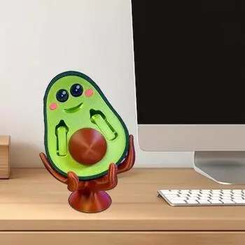 3D-печатный плохой авокадо с основой Heavy Duty Cartoon Expression Avocado A