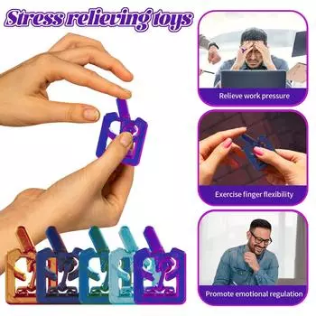 3D-печатный радужный качающийся тогл-рычаг, новый взгляд на классический тогл-рычаг One Size