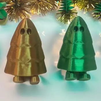 3D-печатный рождественский снеговик, аксессуары для самостоятельной работы, игрушки для снятия стресса, украшения One Size золотой