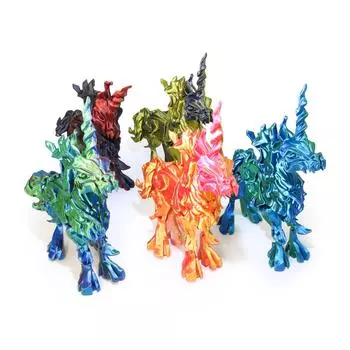 3D-печатный шарнирный адский скелет, креативная игрушка, декоративная модель для взрослых и детей One Size оранжевый