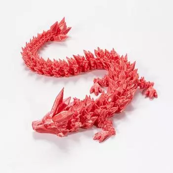 3D-печатный шарнирный китайский дракон длинный гибкий орнамент игрушка модель год детские подарки