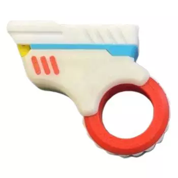 3D-печатный успокаивающий спиннер EDC, эффективное снижение стресса, офисные игрушки для стола, кольцо-фиджет в форме пистолета для людей, страдающих тревожностью и СДВГ чёрный