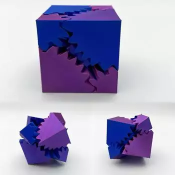 3D-печатный вращающийся мяч с шестернями Печатный вращающийся мяч с шестернями Уникальная игрушка Spiner Новинка Забавные крутые вещи Декор комнаты Эстетика Подарки для мужчин 5 CM