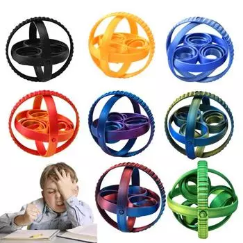 3D-печатный вращающийся шестеренчатый мяч для снятия стресса и беспокойства, портативный дорожный спиннер света блондинка