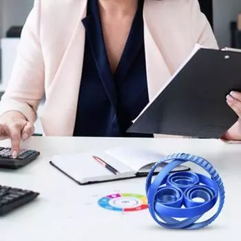 3D-печатный вращающийся шестеренчатый мяч для снятия стресса и беспокойства портативный дорожный спиннер-кольцо света блондинка