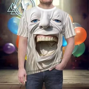 3d Pinrt Grimace Cool Mens Designer T-shirts Street Hip Hop Boys Kids Funny Tee Shirt y2k Tops Fashion Short-sleeved Tees Male S