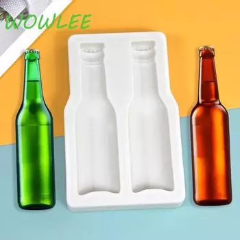 3D пивная бутылка пивной фестиваль дизайн силиконовая форма шоколадная форма инструменты для украшения торта глиняное мыло кухонные принадлежности для выпечки