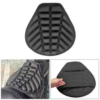 3D подушка для сиденья мотоцикла, чехол для мотоцикла, универсальная комфортная воздушная прочная подушка чёрный