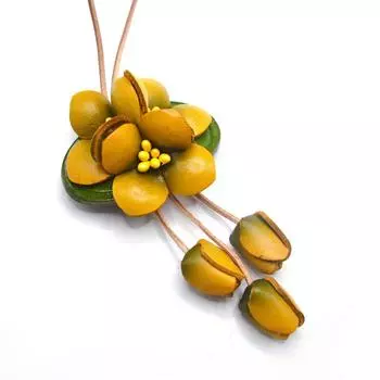 3D подвеска для сумки из натуральной кожи в китайском стиле, украшение для автомобиля и закладка для журнала - подарок ручной работы из высококачественной кожи для женщин ravel Home Decor жёлтый