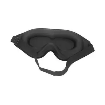 3D-покрывало для сна с эффектом памяти, маска для глаз, повязка на глаза, помощь при сне, мягкая дышащая повязка для глаз для путешествий чёрный