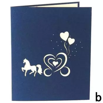 3D Pop UP Love Card для жены и девушки, подарок на День святого Валентина, годовщину, свадьбу, приглашение, поздравительные открытки с благодарностью Other