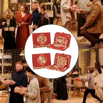 3D Popup Открытка на китайский Новый год 2025 Год Змеи Поздравительная открытка с конвертом Подарок ручной работы на праздник Весны A