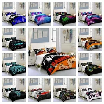 3D Постельное белье геймер пододеяльник для детей-подростков игры домашние покрывала королевский размер постельные принадлежности мягкий комплект пододеяльников UK Single 135x200cm