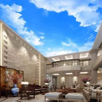 3D потолочные обои голубое небо белые облака потолочные фрески гостиная и спальня съемные обои фрески 200 cm(W) x 140 cm(H)