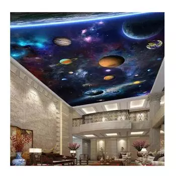 3d Потолок Звездное Небо Фрески Космические Звезды Обои Декор Комнаты Галактика Обои Для Стен 3d 200 cm(W) x 140 cm(H)