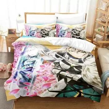 3D Print Anime Bed Sheet Fate Grand Order Bedding Set Single Twin Full Queen King Size Bed Set Adult Kid Bedroom Duvetcover Sets 70x133cm 2pcs