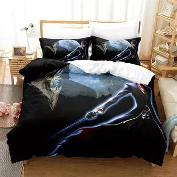 3D Print Anime Bleach Kurosaki Ichigo Bedding Set Boys Girls Twin Queen Size Duvet Cover Pillowcase Bed Kids Adult Duvet Cover 70x133cm 2pcs