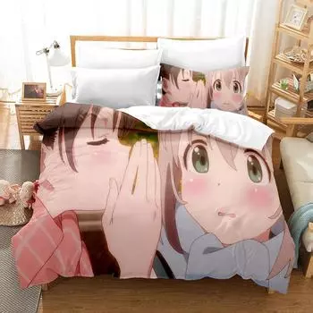 3d Print Anime Encouragement of Climb Bedding Set Single Twin Full Queen King Size Bed Set Adult Kid Bedroom Duvet cover Sets EU Twin 135x200cm