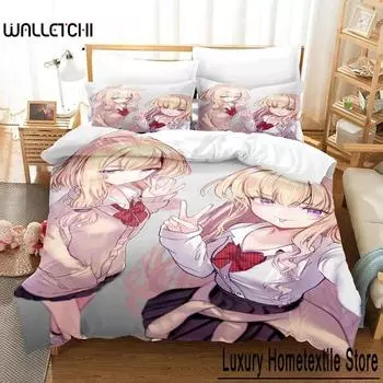 3D-принт аниме - комплект постельного белья Azur Lane односпальная кровать Twin Full Queen King Size для взрослых и детей, комплект постельного белья, комплект простыней 70x133cm 2pcs