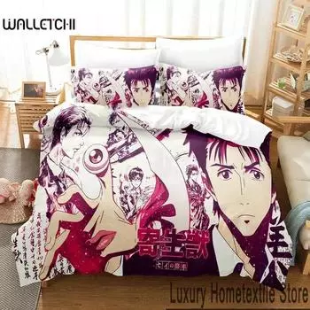 3D Print Anime Parasyte Bedding Set Duvet Cover Bed Set Quilt Cover Pillowcase Comforter king Queen Size Boys Adult Bedding Set 70x133cm 2pcs