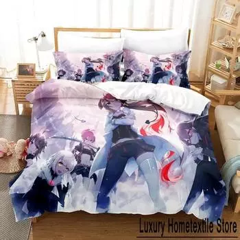 3D Print Anime Pixiv Fantasia T Bedding Set Single Twin Full Queen King Size Bed Set Adult Kid Bedroom Duvet cover Sets 70x133cm 2pcs