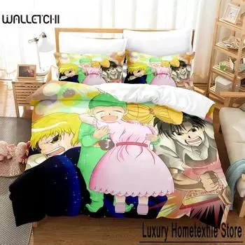 3D Print Anime Zatch Bell! Bedding Set Single Twin Full Queen King Size Bed Set Adult Kid Bedroom Duvet cover Sets Home Textiles 70x133cm 2pcs