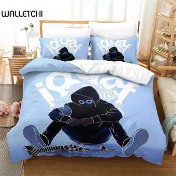 3D Print Boywithuke Bedding Set Boys Girls Twin Queen King Size Duvet Cover Pillowcase Bed boys Adult Home Textileextile 135x200cm 2pcs
