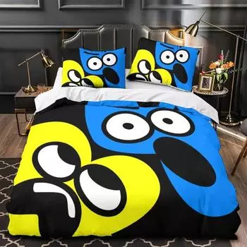 3D Print Cartoon Jacknjellify Bedding Set Boys Girls Twin Queen King Size Duvet Cover Pillowcase Bed boys Adult 70x133cm 2pcs