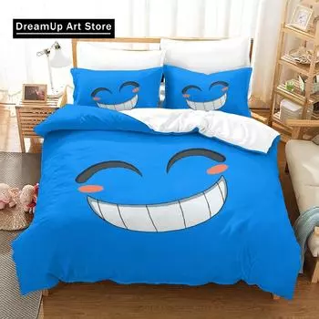 3D Print Fashion Calixo Cartoon Merch Bedding Set Boys Girls Twin Queen Full Size Duvet Cover Pillowcase Bed Adult Bedroom EU Single 90x200cm