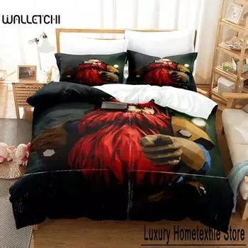 3D Print Game Deep Rock Комплект постельного белья Single Twin Full Queen King Size Комплект постельного белья Adult Kids Bedroom Пододеяльник Наборы домашнего текстиля 70x133cm 2pcs