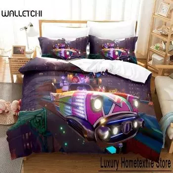 3D Print Game Knockout City Bedding Set Single Twin Full Queen King Size Bed Set Adult Kid Bedroom Duvet cover Sets Home Textile 70x133cm 2pcs