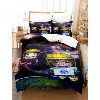 3d Print Game Sackboy: A Big Adventure Bedding Set Single Twin Full Queen King Size Bed Set Adult Kid Bedroom Duvet cover Sets EU Twin 135x200cm