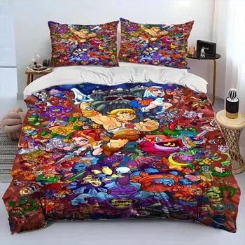 3D Print He Man and the Masters of the Universe Bedding Set Duvet Cover Bed Set Quilt Cover Pillowcase Comforter king Queen Size EU Single 135x200cm