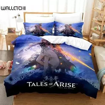 3D-принт игра Tales of Arise комплект постельного белья пододеяльник постельный комплект пододеяльник наволочка одеяло king size queen размер для мальчиков взрослых 70x133cm 2pcs