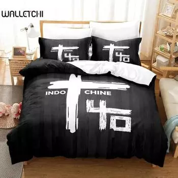 3D Print Indochine Bedding Set Duvet Cover Bed Set Quilt Cover Pillowcase Comforter king Queen Size Boys Adult Bedding Set 70x133cm 2pcs