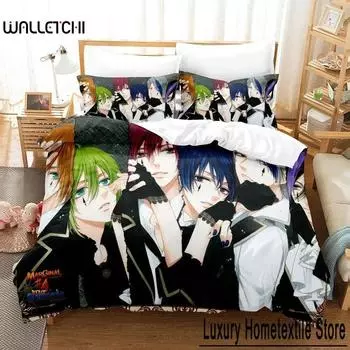 3D Print Marginal#4 Kiss kara Tsukuru Big Bang Bedding Set Cartoon Anime three-piece set Adult Kid Bedroom Duvet cover Sets 70x133cm 2pcs