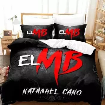3D Print Natanael Cano Rapper Bedding Set Duvet Cover Bed Set Quilt Cover Pillowcase Comforter king Queen Size Boys Adult EU Single 135x200cm