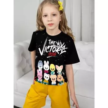 3D Print-S-Skzoo-o-Baby Одежда для мальчиков от 5 до 14 лет Верхняя одежда для мальчиков-S-Stray-Kids-Детская футболка для мальчиков и девочек k-Kpop Детская футболка Топ 100