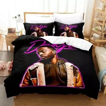 3D Print Singer Dadju Prince Dadj Bedding Set Duvet Cover Bed Set Quilt Cover Pillowcase Comforter king Queen Size Boys Adult 70x133cm 2pcs