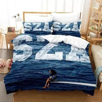 3D Print Single SZA Bedding Set Duvet Cover Bed Set Quilt Cover Pillowcase Comforter king Queen Size Boys Adult Bedding Set 70x133cm 2pcs