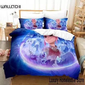 3D Print The Nimona Bedding Set Boys Girls Twin Queen Size Duvet Cover Pillowcase Bed Kids Adult Fashion Home Textile 70x133cm 2pcs