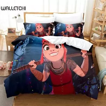 3D Print The Nimona Bedding Set,Duvet Cover Comforter Bed Set Quilt Cover Pillowcase,King Queen Twin Size Boys Girls Adults 135x200cm 2pcs